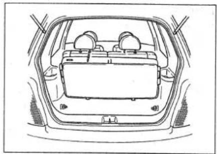 KIA Carens (2002) - HET DUBBEL OPVOUWEN VAN DE DERDE RIJ STOEL (INDIEN VAN TOEPASSING) - 3
