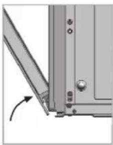 Defy DGS161 - Removing the oven door - 2
