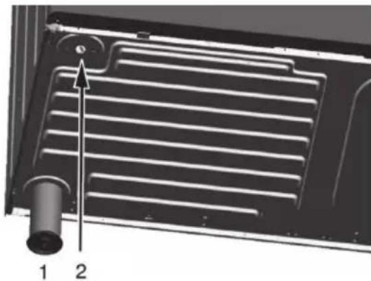 Defy DGS161 - Adjusting the feet of oven - 1