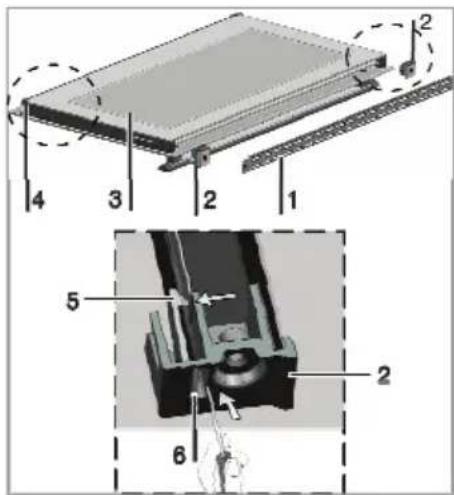 Defy DGS161 - Removing the door inner glass - 1