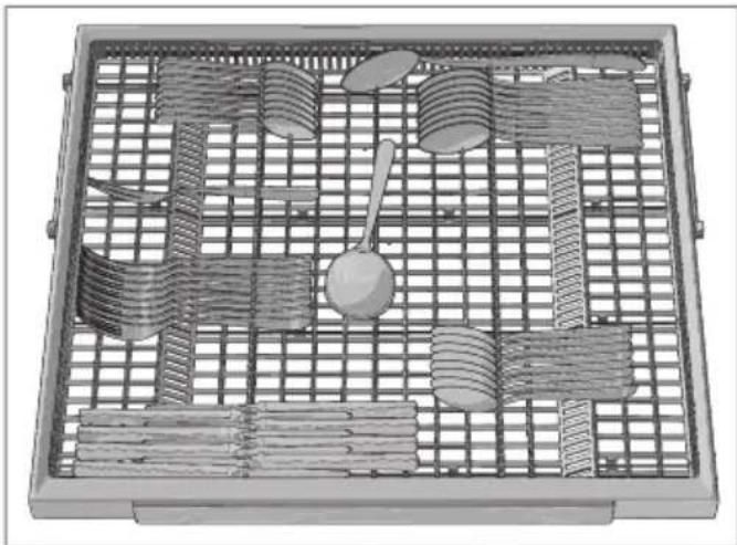 GORENJE GS66260X - Raftul superior pentru tacâmuri - 1