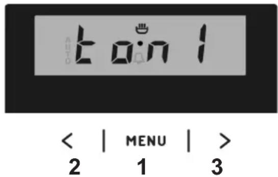 AUTO tan 1 < | MENU | > 2 1 3