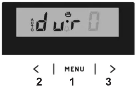 d d w < | MENU | > 2 1 3