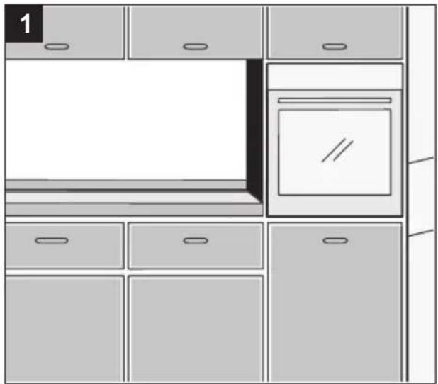 SAMSUNG BT62CDFST - Instalarea într-un dulap înalt - 1