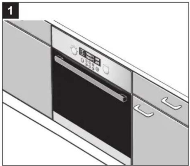 SAMSUNG BT62CDBFST - Instalarea într-un dulap jos - 1