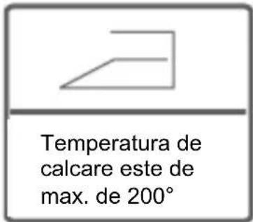 Temperatura de calcare este de max. de 200°