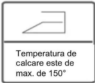 Temperatura de calcare este de max. de 150°