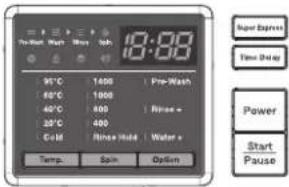 DAEWOO DWD-HB142RTE - PANOUL DE CONTROL - 3