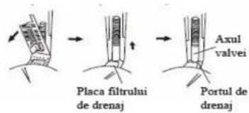 AKAI TW55-258 - Curatarea filtrului de scame: - 2