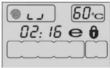 60°C 02:16 e