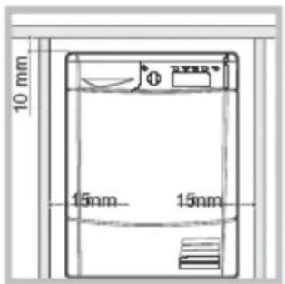 INDESIT IDCE G45 B H (EU) - Unde să instalați uscătorul de rufe - 1