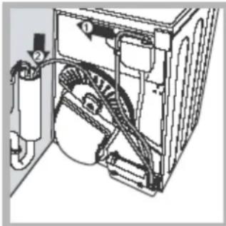 INDESIT IDCE G45 B H (EU) - Evacuarea apei - 1