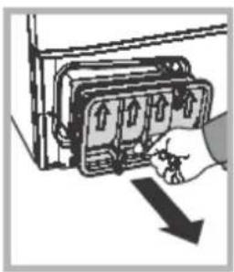 INDESIT IDCE G45 B H (EU) - Unitatea condensatorului – Trebuie să curățați lunar scamele din interiorul condensatorului! - 2