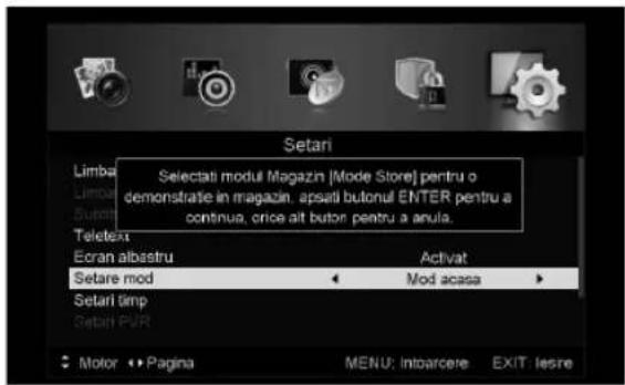 UTOK U40FHD2 - Setare mod - 1