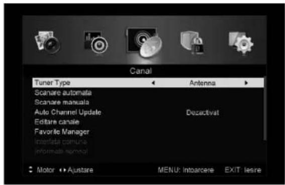 UTOK U32HD2 - Meniul Canal - 1