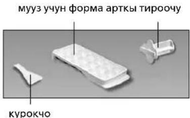 мууз учун форма арткы тироочу курокчо