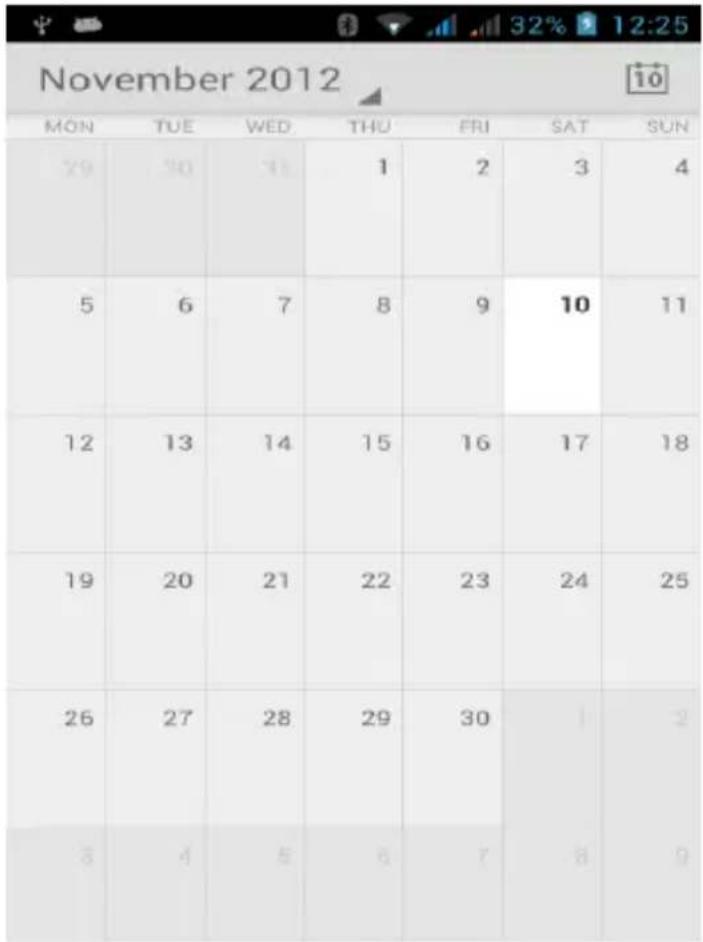Evolio X6 - Calendar - 1
