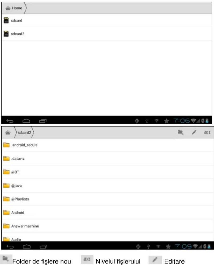 Home sdcard sdcard2 sdcard2 .android_secure .dataviz @BT @java @Playlists Android Answer machine Audio Folder de fișiere nou a2 Nivelul fișierului Editare