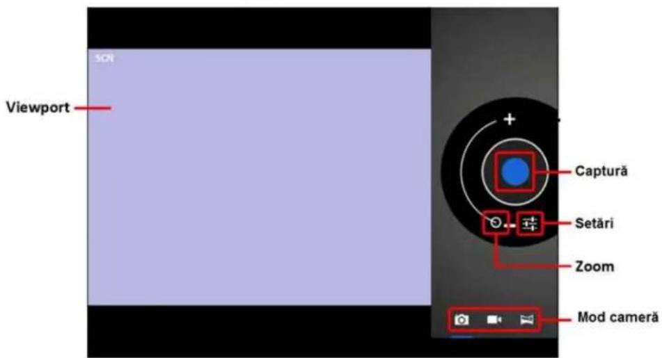 SON Viewport Captură Setări Zoom Mod cameră
