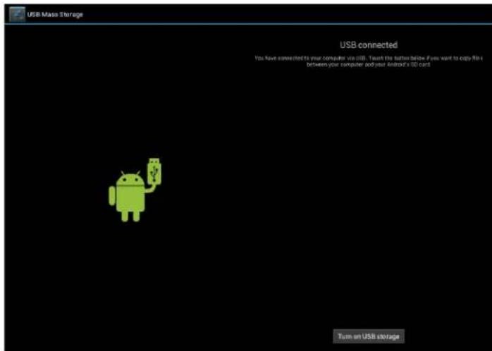 Evolio Axis 7 HD - Conectarea la un computer pentru transferul de fișiere - 1