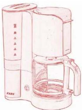 Zass Silverline ZCM 06 - INSTRUCTIUNI DE UTILIZARE Cafetieră - 1