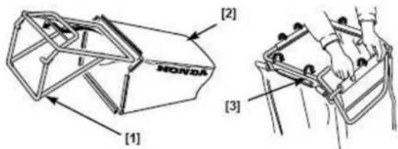 Honda HRX537VKE - ASAMBLAREA SACULUI DE COLECTARE A IERBII - 1