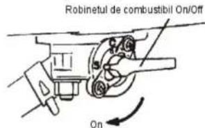 Robinetul de combustibil On/Off On