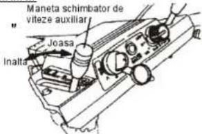 Maneta schimbator de viteze auxiliar Joasa Inalta