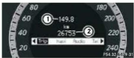 149.8 km 26753 Trip New Audio Tel P54.32 64/9 31
