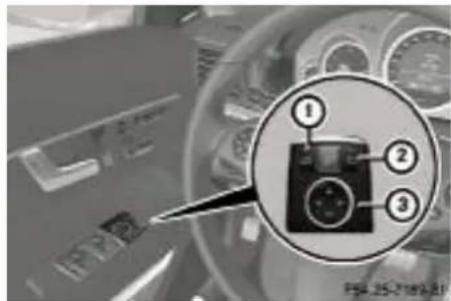 Mercedes-Benz E207 (2009) - Reglarea oglinzilor exterioare - 1