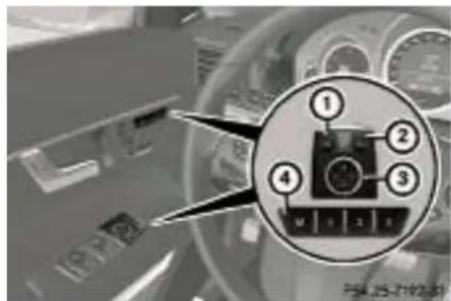 Mercedes-Benz E207 (2009) - Setarea și memorarea poziției de parcare - 1