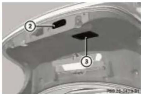 Mercedes-Benz E207 (2009) - Deschiderea și închiderea manuală - 2