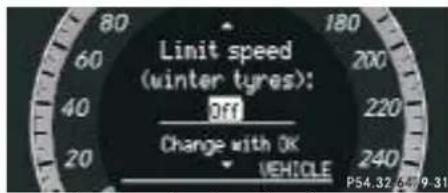 Mercedes-Benz E207 (2009) - Setarea sistemului Speedtronic permanent - 1