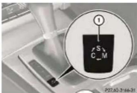 Mercedes-Benz E207 (2009) - Programul de rulare în regim manual - 1