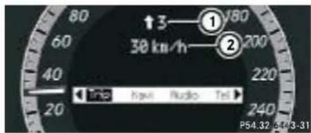 80 60 40 20 ↑3 30 km/h 180 200 220 240 Tino Havi Audio Tel P54.32 64/8-31