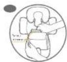 Coccolle C 845 - Indepartarea protectiei CuddleMe pentru copiii cu greutatea peste 5.5 kg - 2