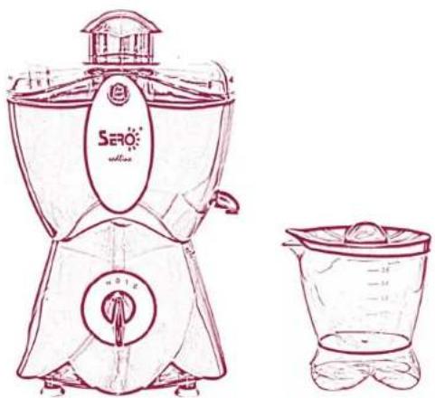 Sero SJE 02R - INSTRUCTIUNI DE UTILIZARE Storcător fructe și legume - 1