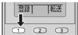 PANASONIC VE-GD66DL - 電話帳に登録する - 1