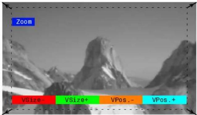 Zoom VSize- VSize+ VPos.- VPos.+