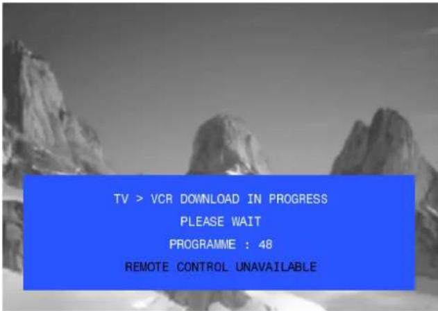 PANASONIC TX-25XD4 - TV to VCR Download - 1