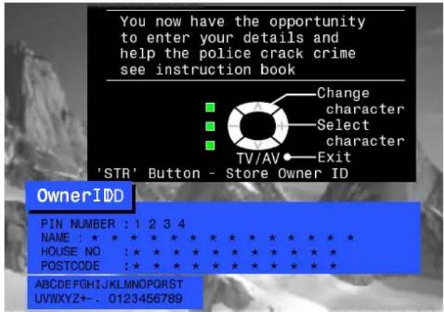 PANASONIC TX-25XD4 - Change character. - 6
