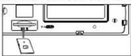 PNI Clementine 8210 - Inserarea cardului SD sau a unei memorii USB - 1
