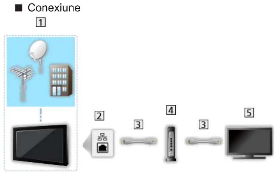 PANASONIC Viera TX-65DXR780 - Conexiune server DVB via IP [Această funcție este disponibilă în - 1