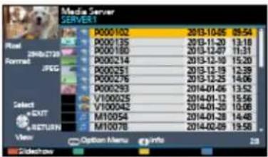 PANASONIC Viera TX-42CSR610 - Folosirea funcțiilor DLNA - 3