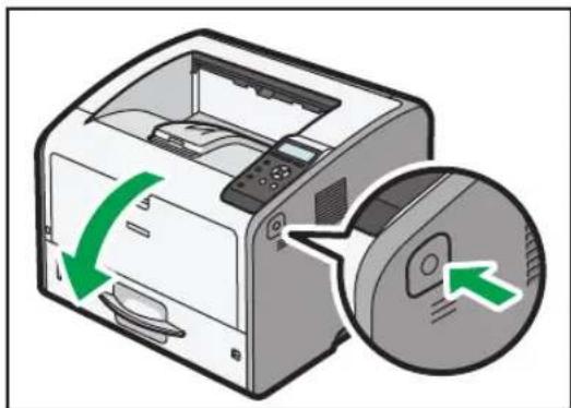 RICOH SP 6450 - 紙づまり(B)が発生したとき - 1
