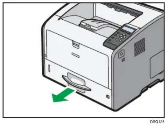 RICOH SP 6450 - 紙づまり(A1)が発生したとき - 1