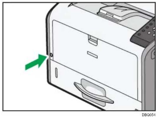 RICOH SP 6450 - 電源の入れかた - 1
