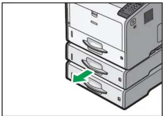 RICOH SP 6450 - 紙づまり(Y1)、(Y2)または(Y3)が発生したとき - 1