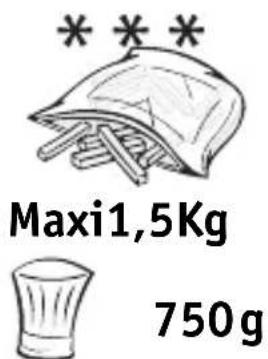 Maxi1,5Kg 750g