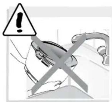 Warning sign with exclamation mark and warning symbol over a car interior scene